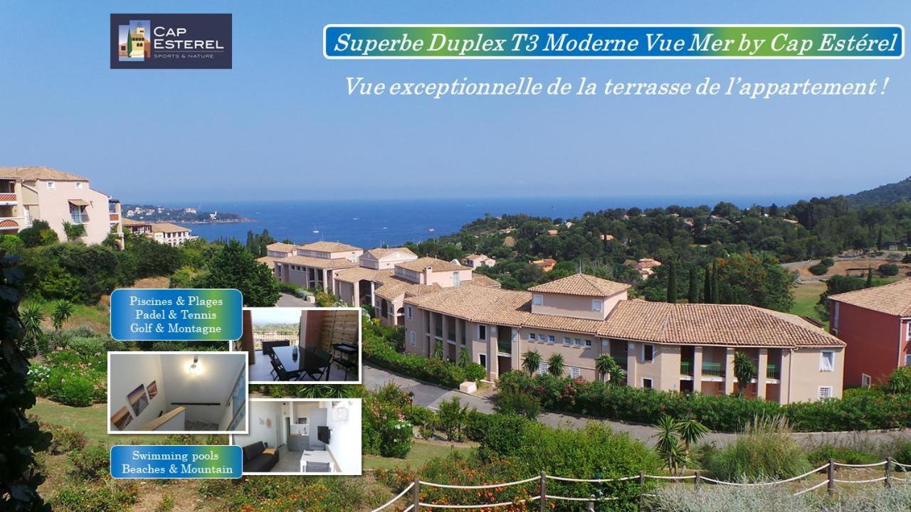 Appartements Modernes Vue Mer A Cap Esterel Saint-Raphaël Exterior foto